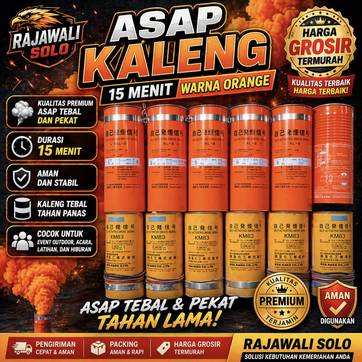 ASAP KALENG 15 MENIT (ORANGE DAN MERAH)