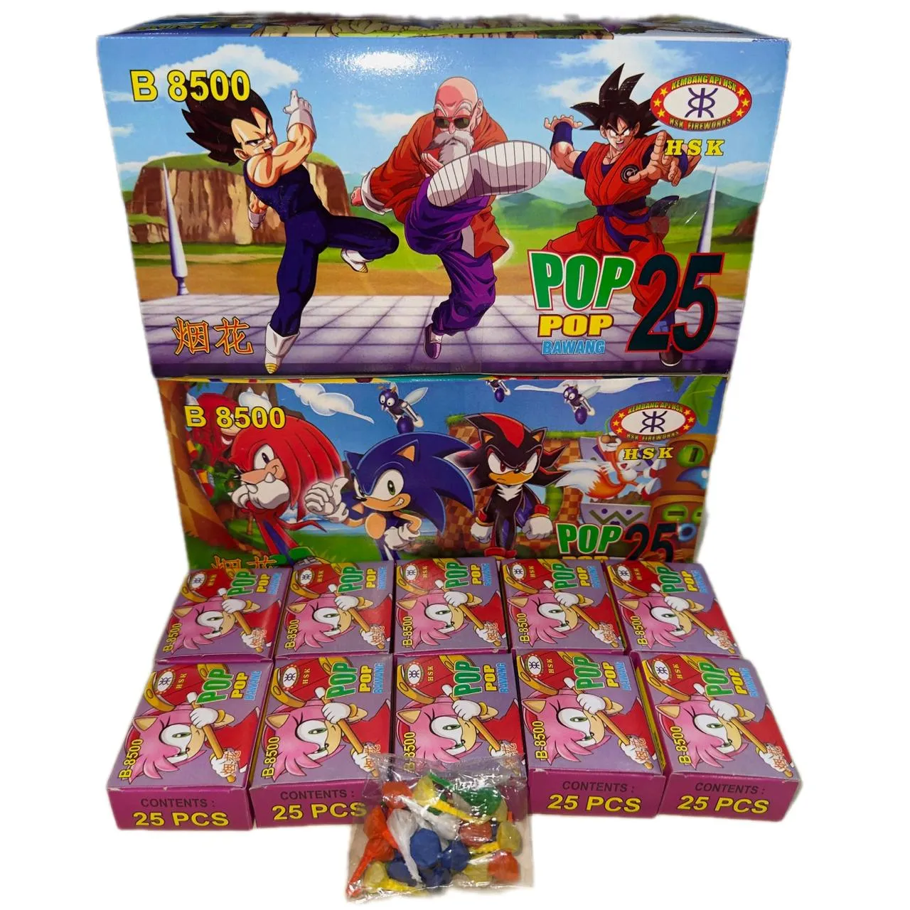 Banting - Pop Pop Bawang 1 Box Isi 50 X 25 Pcs