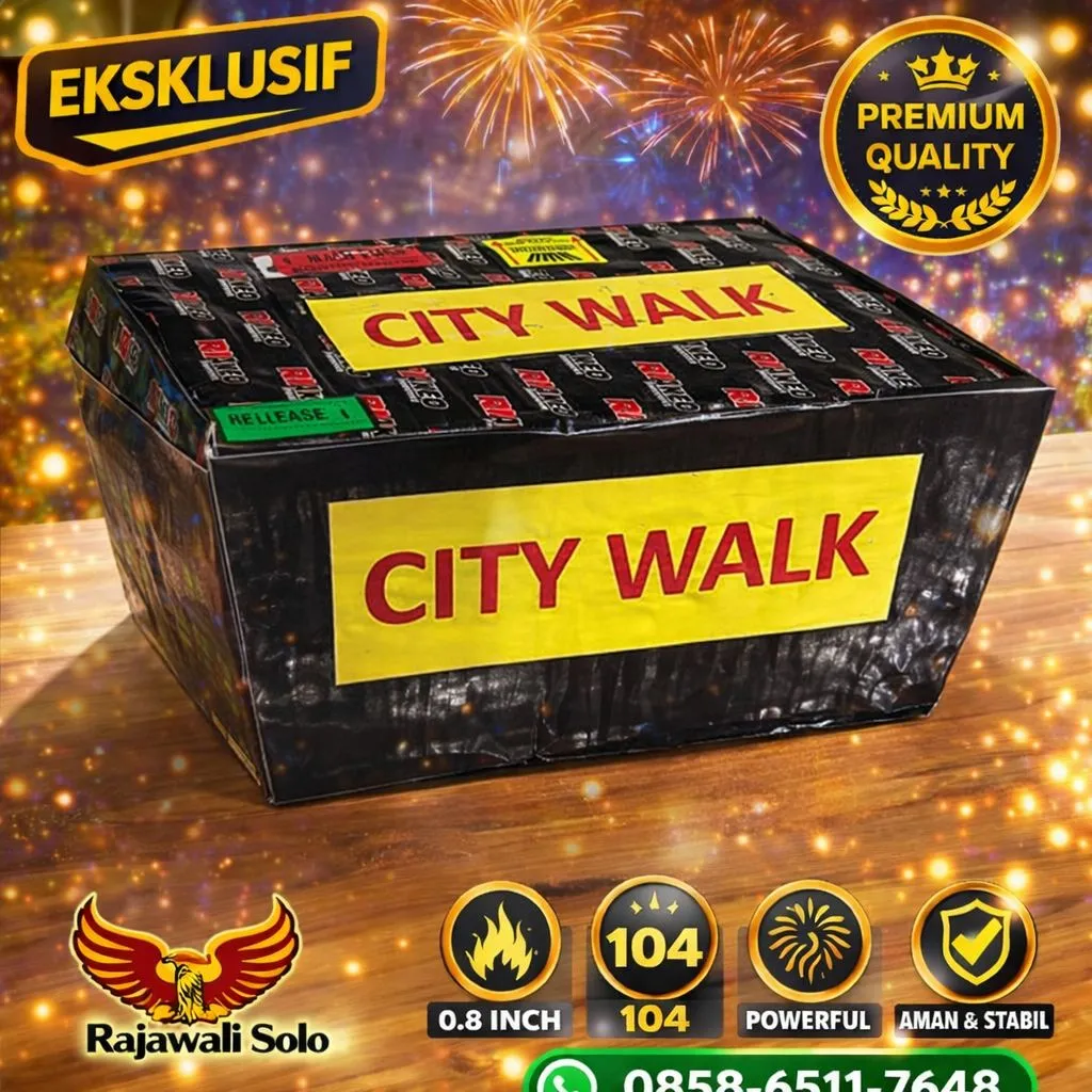 City Walk 104 Shot 0,8 Kembang Api Effek