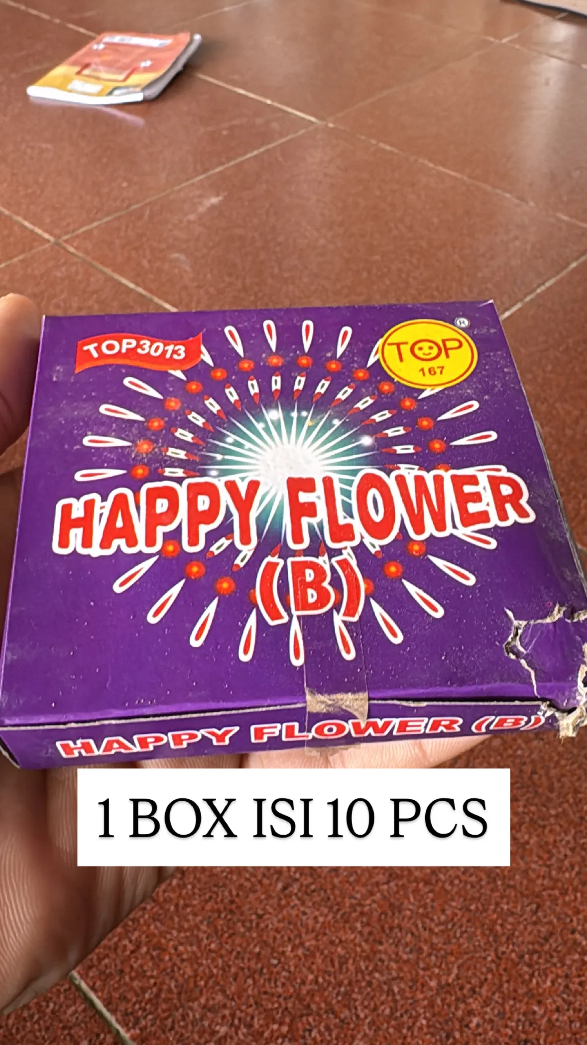 Happy Flower B Merk Top 3013 / Isi 10