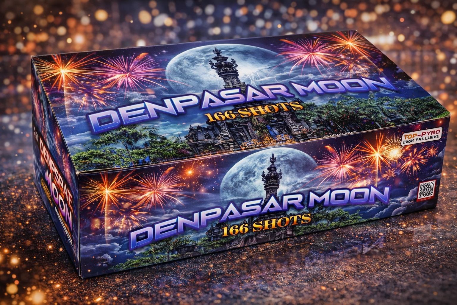 Kembang Api Desember TOP1661 Denpasar Moon 166 Shots 0.8