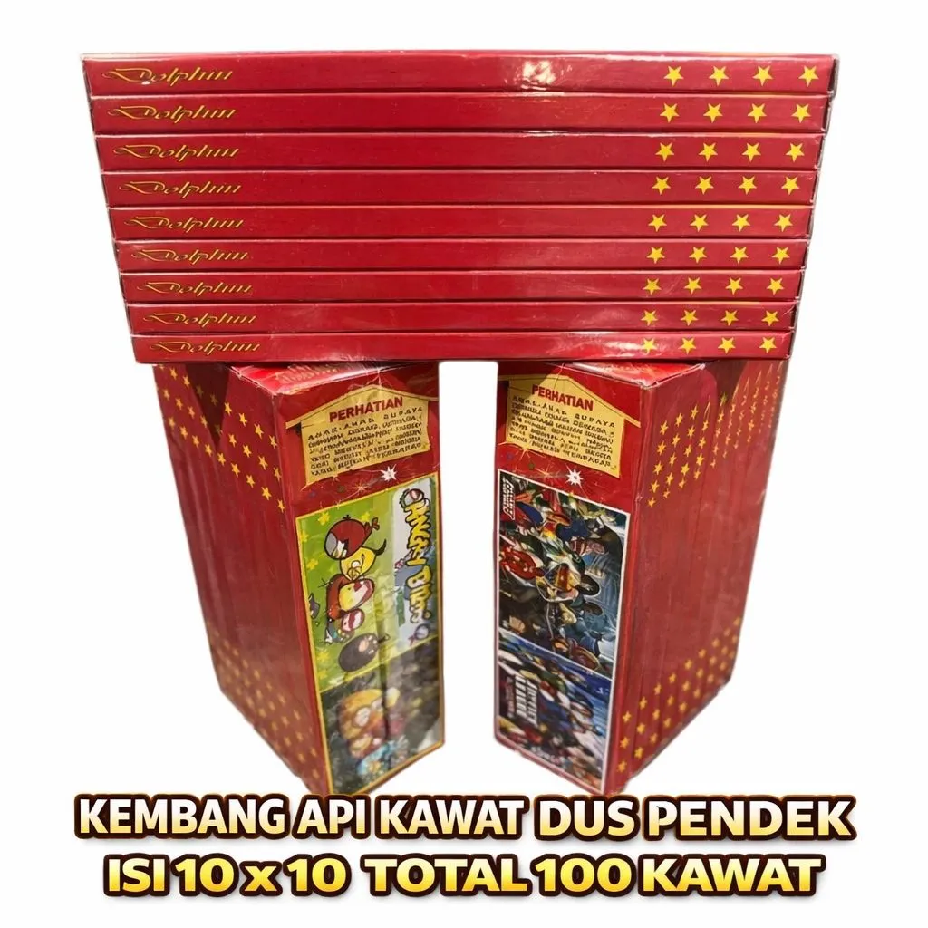 Kembang Api Kawat Dus Pendek 1 Pack Isi 10 Dus X 10 Kawat Total 100 Kawat