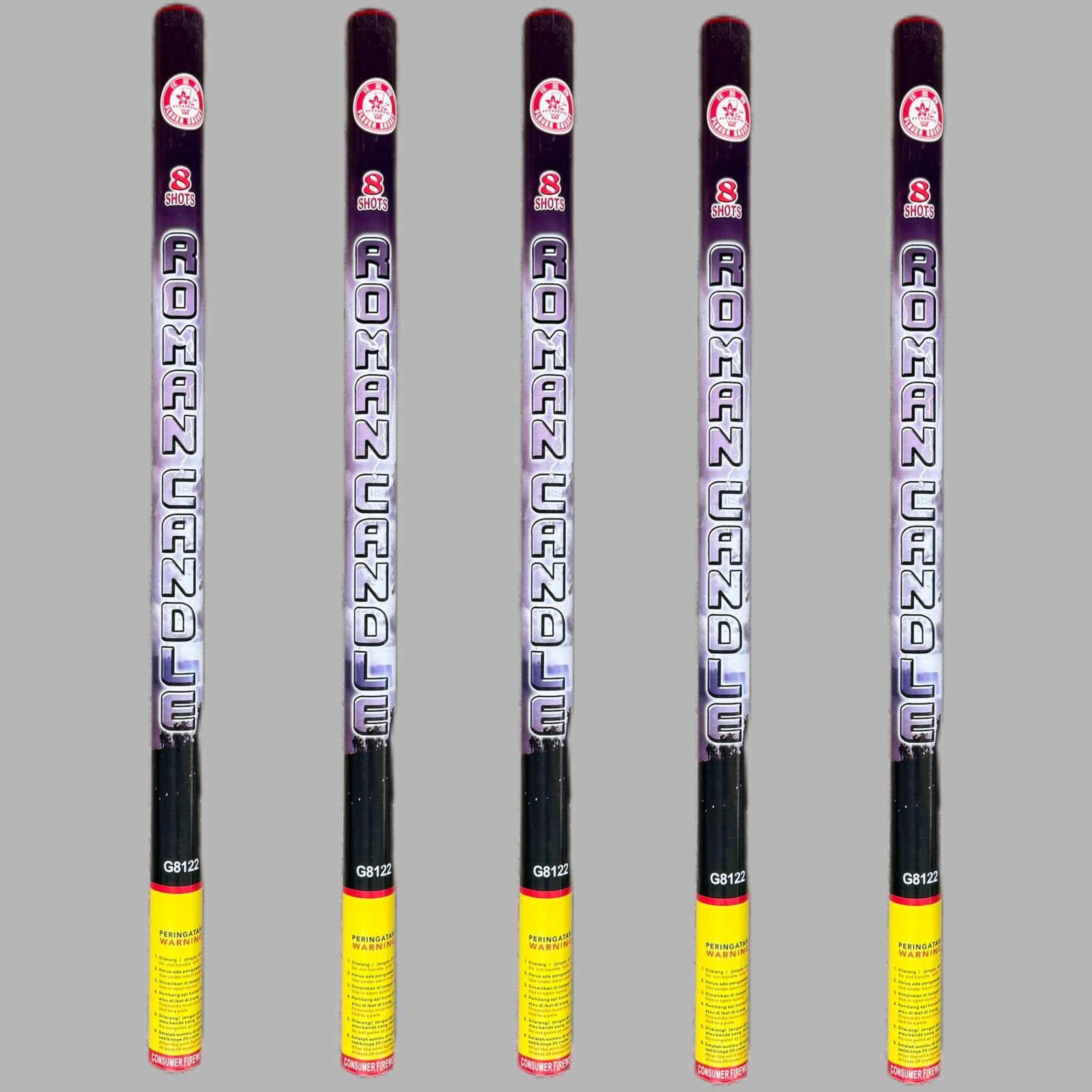Roman Candle 8 Shot 1,2 Inch — ROMAN