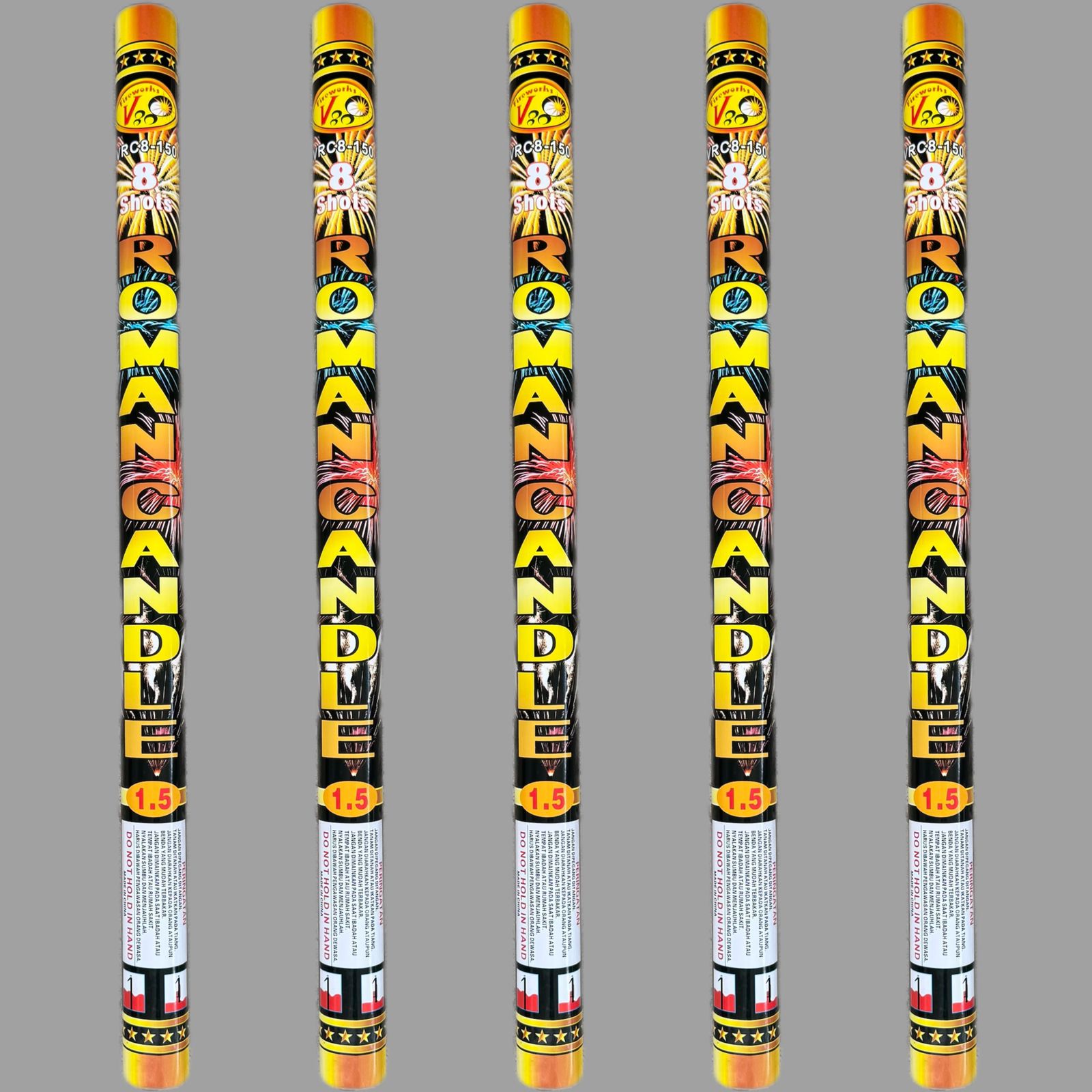 Roman Candle 8 Shot 1,5 Inch — ROMAN CANDLE 8 SHOT 1.5"